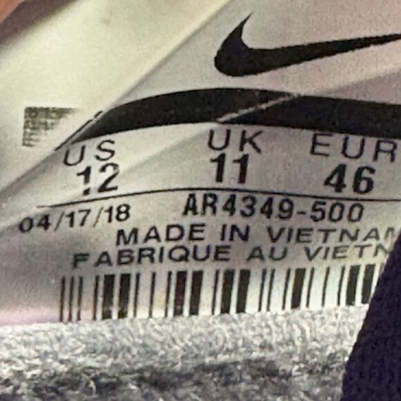 Size 12 - Men’s Nike Gyakusou x Zoom Fly purple shoes - Picture 9 of 9